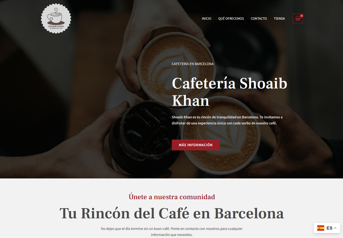 E-Commerce - Cafetería Shoaib Khan